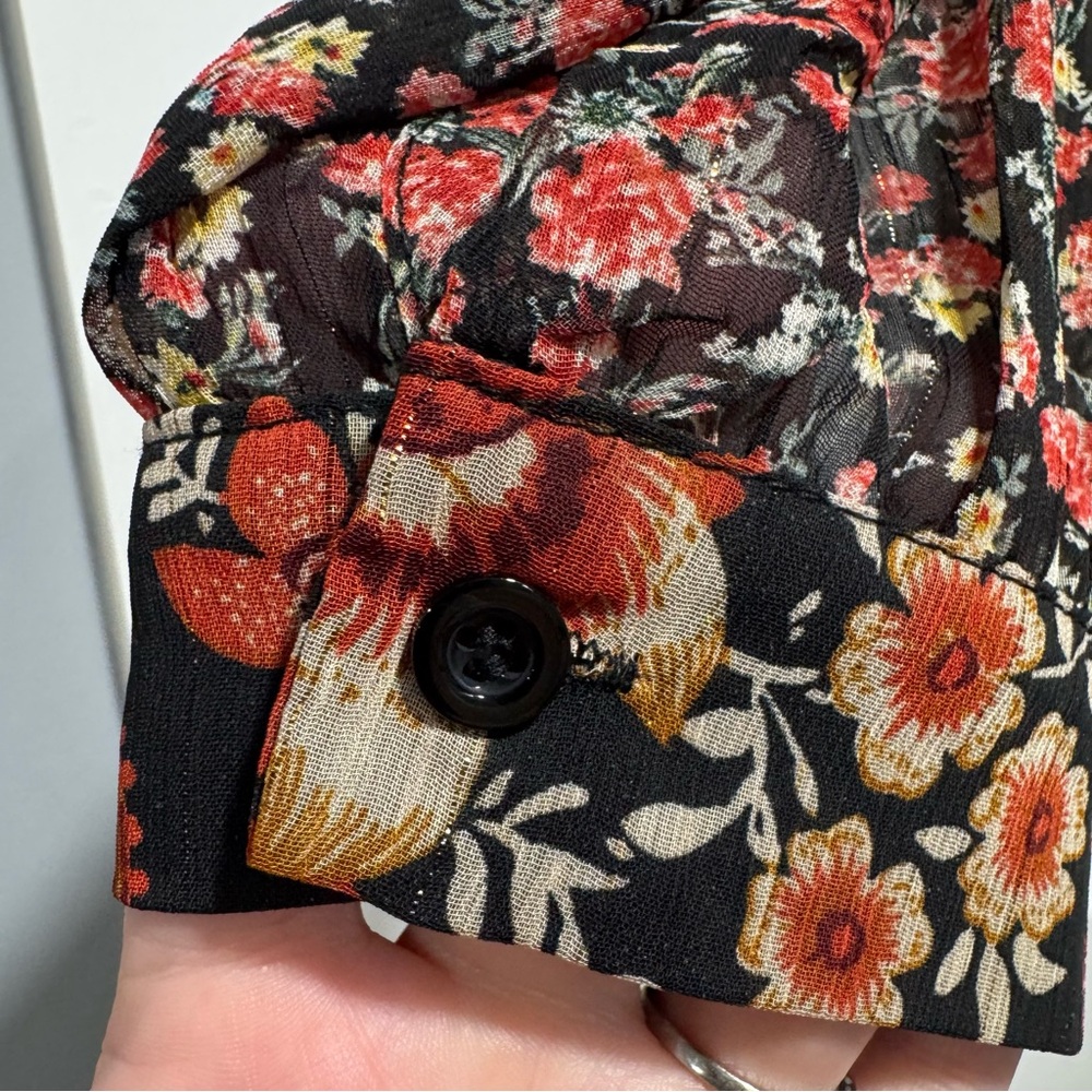 Umgee Multicolor Patchwork Blouse - image 7